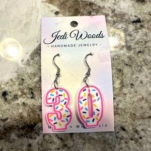 30th birthday earrings